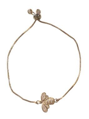 GOLD TONE Bee Bracelet